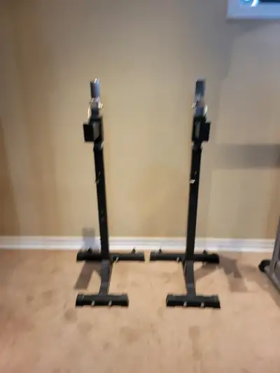 Split type weight bench squat rack barbell stand, View more