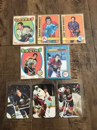 1971-1979 8 Vintage Rookie Hockey Cards