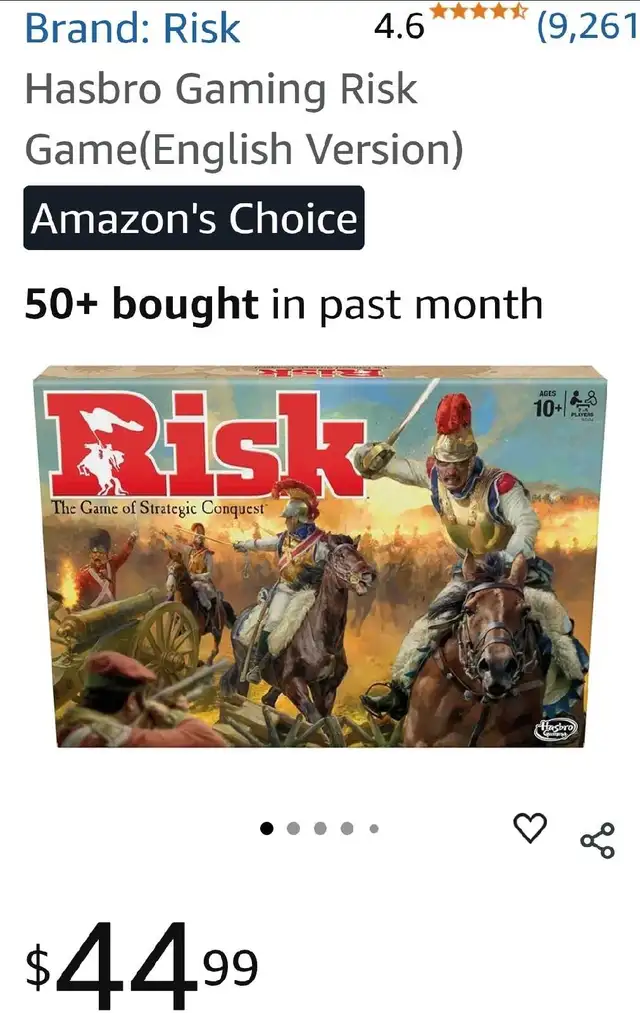 New: RISK board game, but with some damage to cardboard box. in Toys & Games in St. Catharines - Image 5