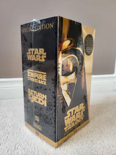 Star Wars Trilogy Special Edition - VHS Movies - NEVER OPENED! NEW - SEALED and NEVER OPENED - MINT...