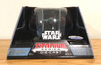 Star Wars Titanium Series TIE Fighter Rare Exclusive Diecast NEW