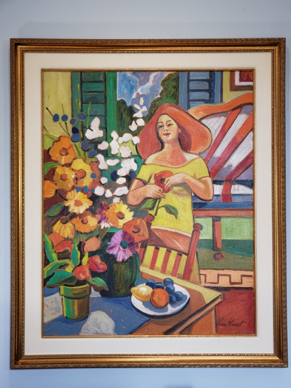 Yvon Provost"La matinée d'Éloïse"huile 24x30/ oil on canvas dans Art et objets de collection  à Longueuil/Rive Sud