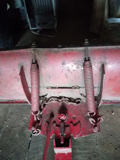 Massey Ferguson MF 4215 Snowplow. 42 inch wide blade. Locking angle settings. Located in Hortonville...