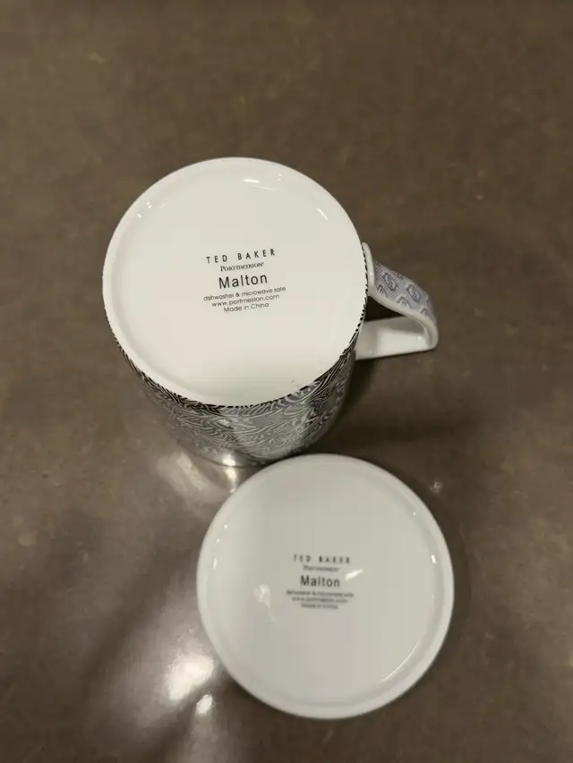 Ted Baker  Portmeirion Malton Mug with Coaster in Kitchen & Dining Wares in Markham / York Region - Image 6