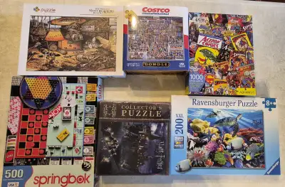 Jigsaw Puzzles - Price For Each (Info In Description) I'm In South Edmonton, Skyrattler Neighborhood...