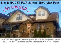 HOUSE FOR Sale in the City of NIAGARA Falls ( currently B & B )