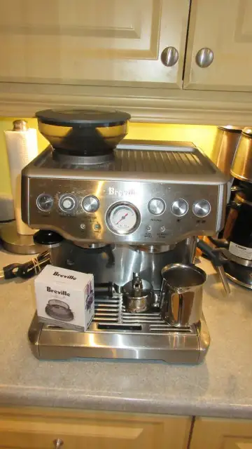 Breville Barista Express Espresso Semi-Automatic conical burr gr, View more