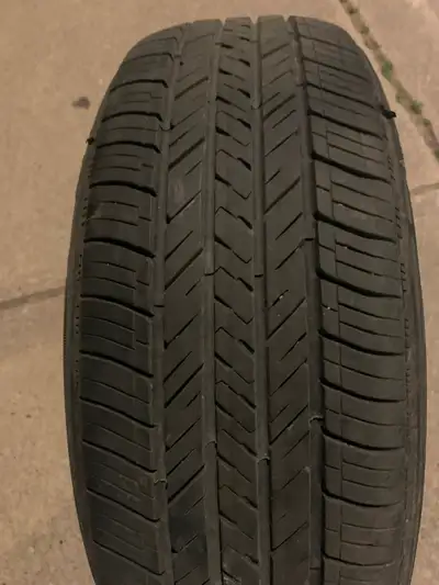 4 GOODYEAR ASSURANCE 205/55R16 ALL SEASON TIRES. In great condition with great traction and handling...