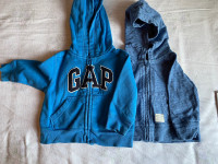 2 gap hoodies 12-18 months