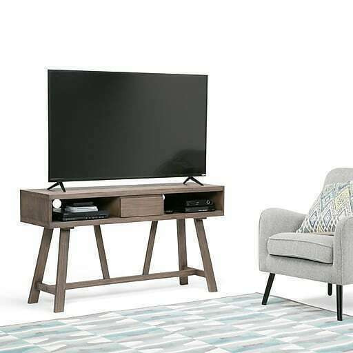NEW CYPRESS HILLS TV MEDIA STAND 3AXCDLN-06 in TV Tables & Entertainment Units in Calgary - Image 2