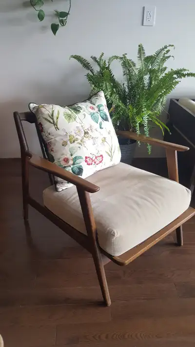 Mid century modern accent chair, View more