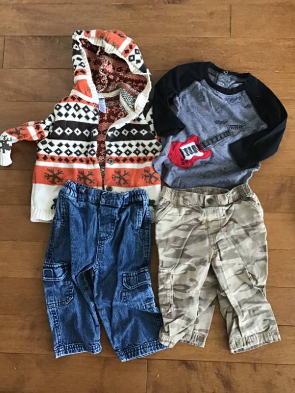 8 +9 PIECE GEORGE BRAND SIZE 12 M CLOTHING JEAN DENIM LEVI & SET in Clothing - 9-12 Months in Peterborough - Image 3