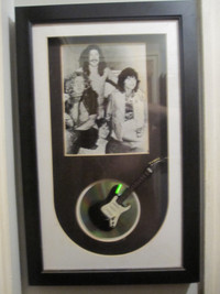 Led Zeppelin Band Framed Picture  Rare