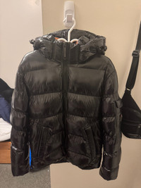 Point zero glossed puffer jacket 