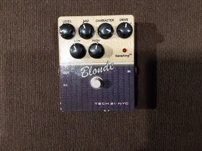 Tech 21 Sansamp Character Series Blonde Amp Sim Pedal, View more