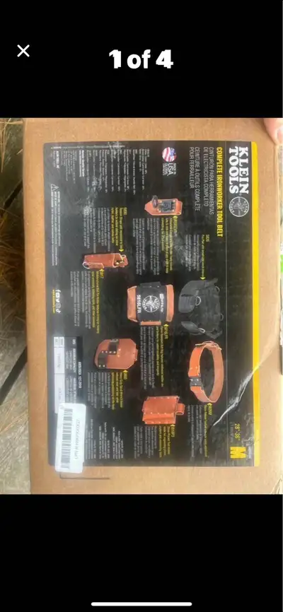Klein Tools Complete ironworker tool belt , View more
