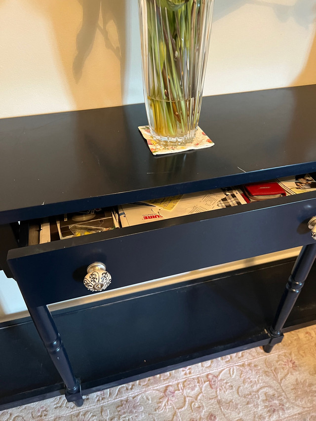 Navy Blue Side Table in Other Tables in City of Toronto - Image 4