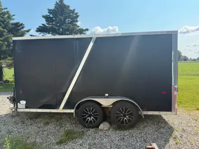 I am selling a 16 ft 2017 Action Trailer, a reliable enclosed trailer perfect for hauling equipment...