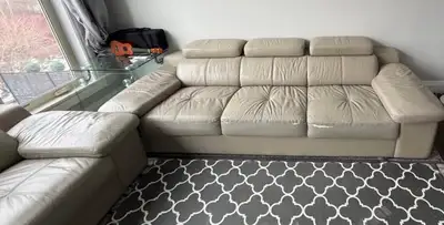 Leather sofa set, View more