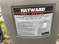 Almost new Hayward pro pump and filter