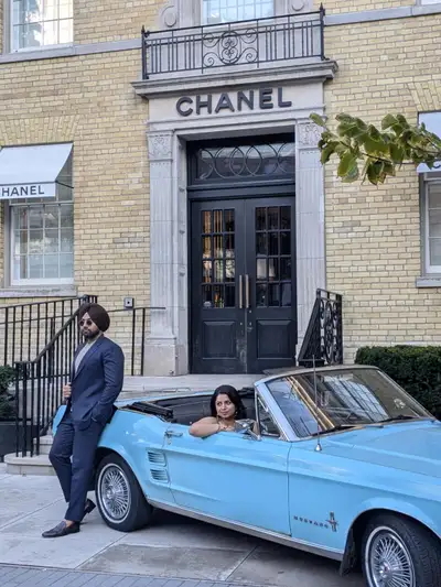 Classic cars for wedding photography, film or music video., View more