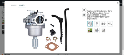 Mower and Riding Mower new Carburetor Parts, View more