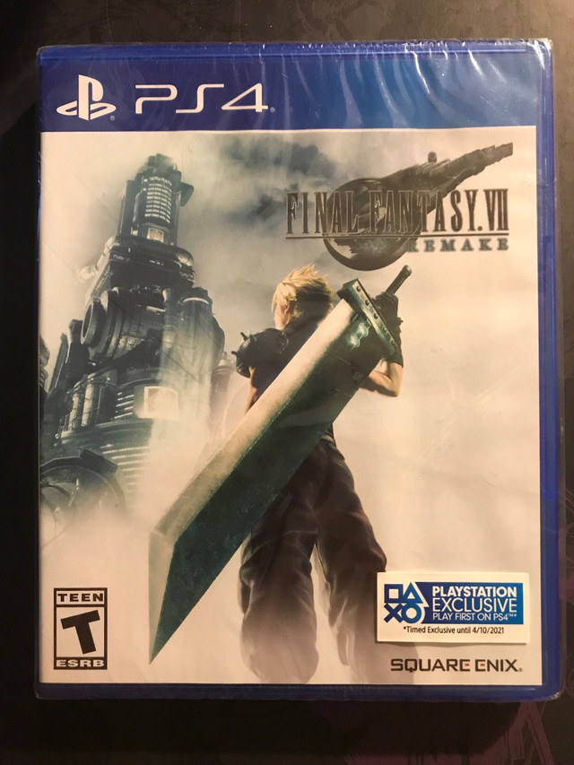 BRAND NEW Final Fantasy VII Remake in Sony Playstation 4 in Whistler
