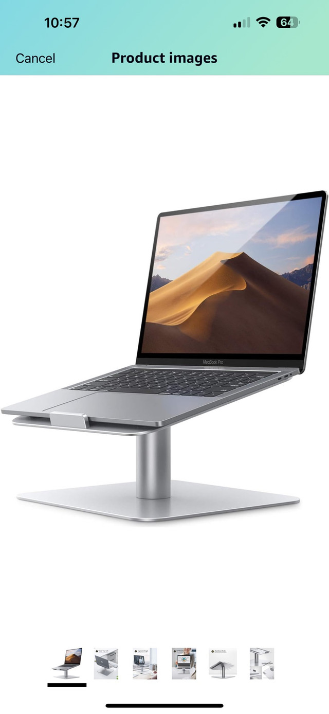 Swivell Laptop Stand | Laptop Riser | 360 Degree Roating in Laptop Accessories in City of Toronto