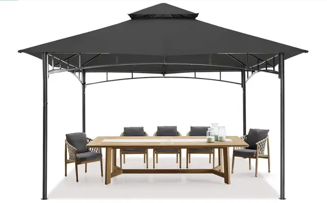 MASTERCANOPY Seasonal Steel Gazebo/Canopy, 10'x12', Grey - NEW in Outdoor Décor in Ottawa - Image 4
