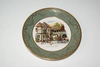 Royal Falcon Old Coach House Ironstone Weatherby Hanley plate, View more