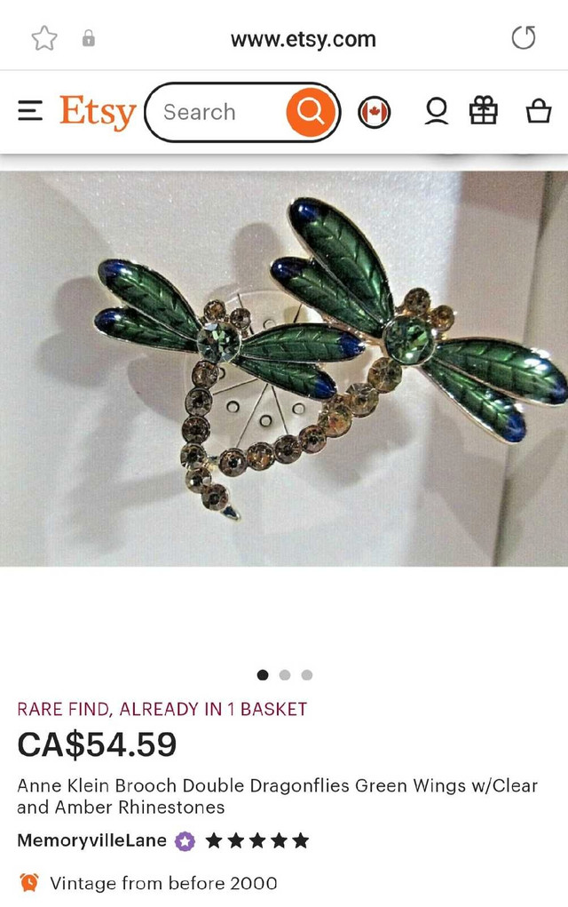 Dragonfly pin in Jewellery & Watches in North Bay - Image 2