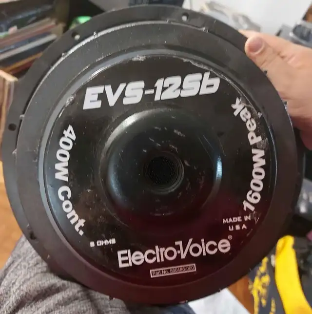 Electro-voice EVS-12SB 12″ Woofer for cabinet models S12SB SB100 in Speakers in Longueuil / South Shore - Image 3