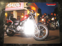 Kawasaki Motorcycle 454 LTD Brochure x 10 - $150.00 obo