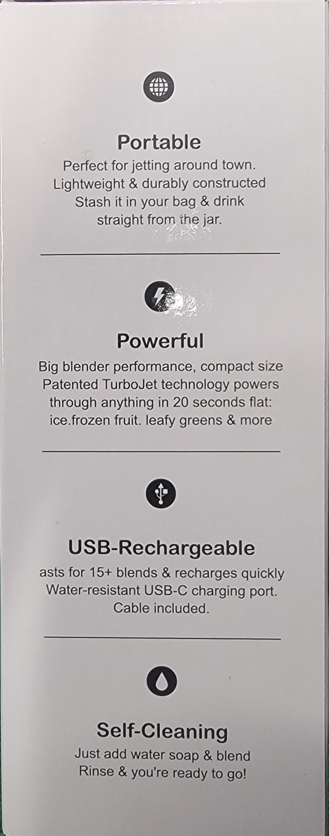 LUMME Portable Rechargeable Blender  in Processors, Blenders & Juicers in Windsor Region - Image 2