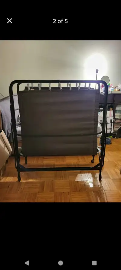 twin 39x75 inch folding bed FREE NEW FOAM, View more