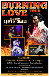Elvis Burning Love Tour with Steve Michaels