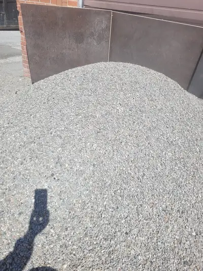 We have a lot of gravel we don't need. Come to 2395 Lucknow Drive to pick some up.