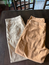 Carhartt Pants -  Men’s   2 pair   Size 38  x 32. $60 or 2/$100
