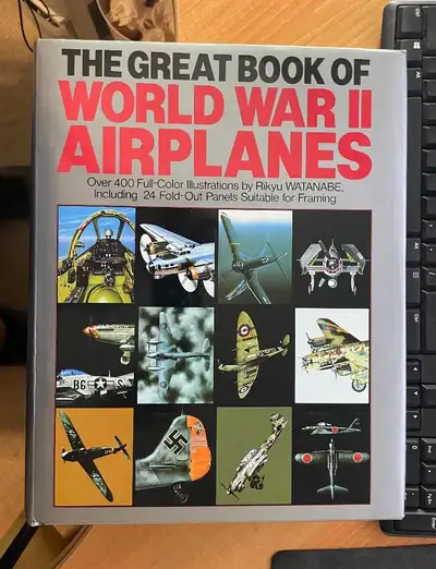 Great Book of World War II Airplanes - Hardcover (1984). Some wear on dust jacket. (KYLER001) Messag...
