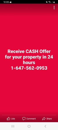 CASH Offer for your property 