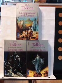 LE SEIGNEUR DES ANNEAUX ROMANS  DE POCHE COFFRET DE 3 LIVRES