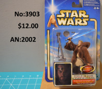 Star wars figurine pilote de chasseur Stellaire Jedi 2002