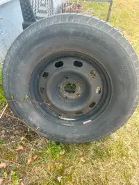 Dodge Ram spare tire on rim