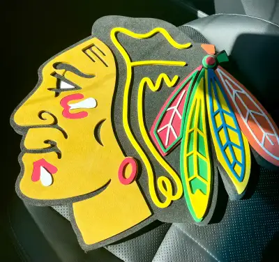Chicago Blackhawks 3D Foam Logo Sign, View more