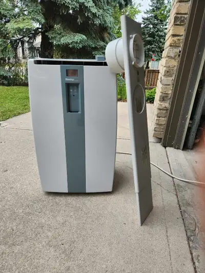 10,000 btu/hr. Used very little, in great condition. Remote control and window spacer. If ad is up i...