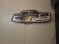 Neon sign professionally made 1957 Chevy