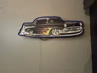 Neon sign professionally made 1957 Chevy