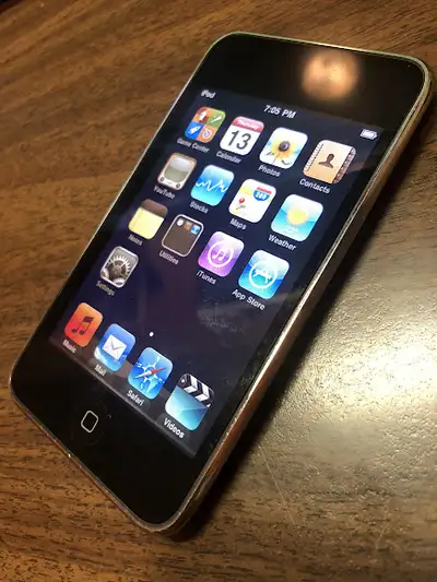 Apple ipod touch with bluetooth earbuds, View more