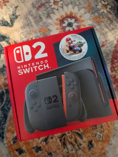 Selling Brand New Nintendo Switch 2 + Mario Kart Bundle, View more