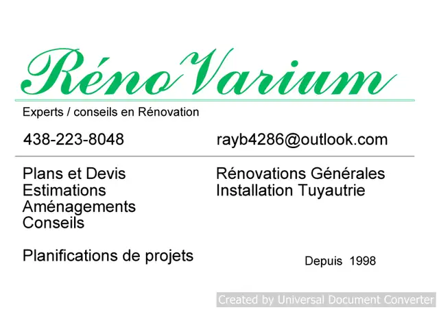 Rénovation-101 in Other in City of Montréal - Image 2